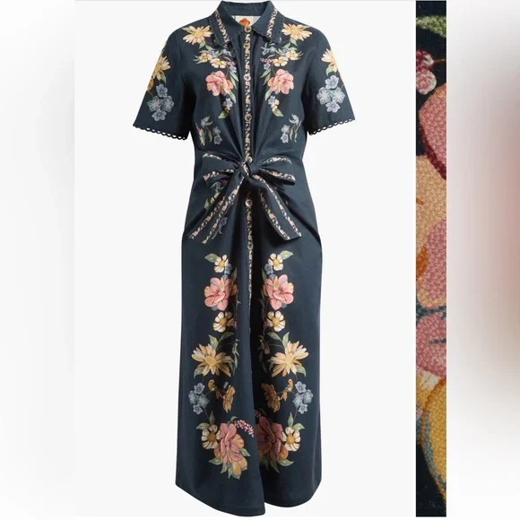 Farm Rio NWT Floral Maxi Dress - Picture 1 of 7